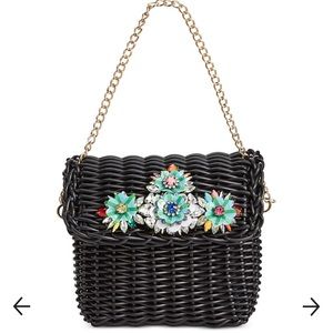 Betsey Johnson Basket Case Small Crossbody